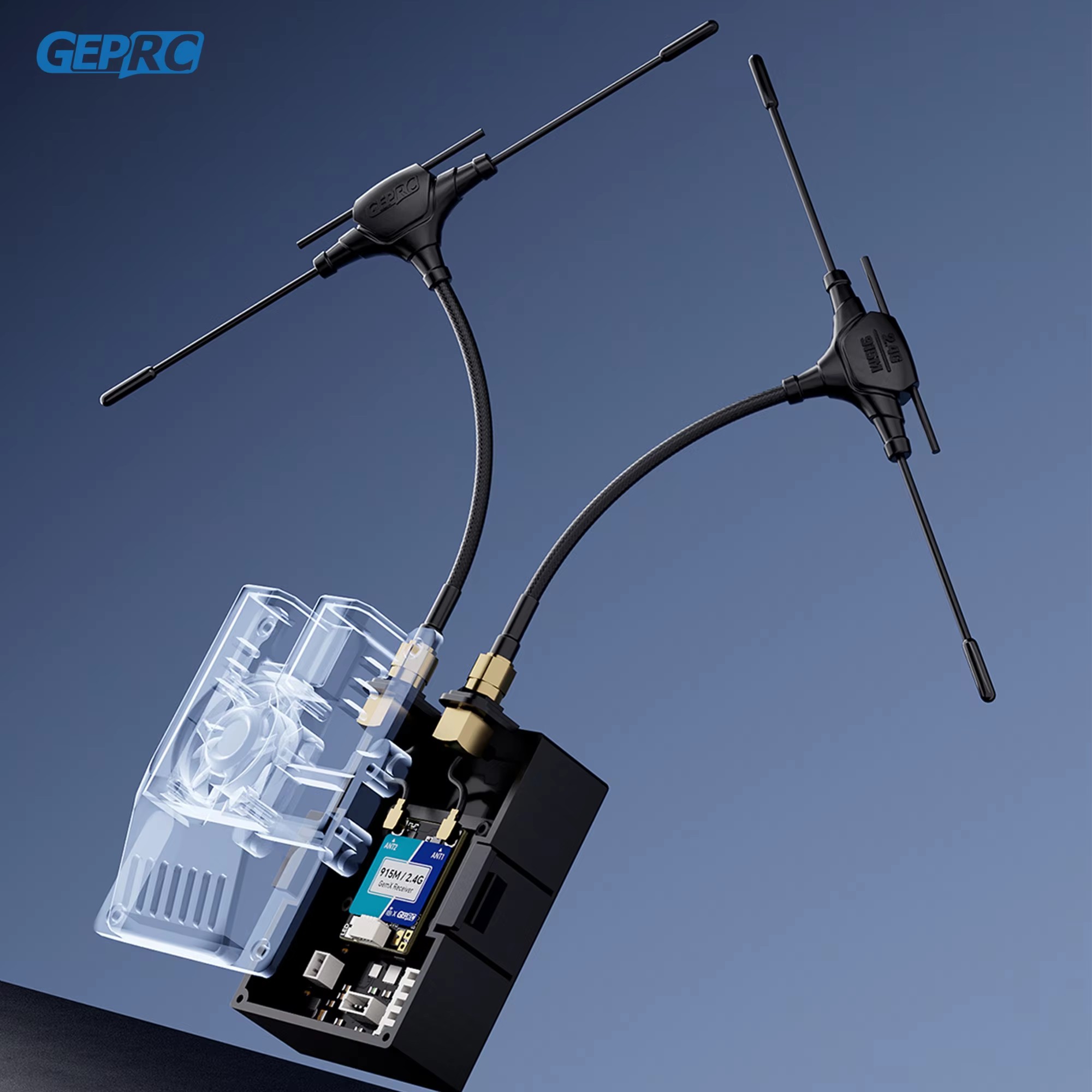 Fpv Drone Quadcopter - GEPRC ELRS 915M/2.4G Gemini Xrossband Ricevitore