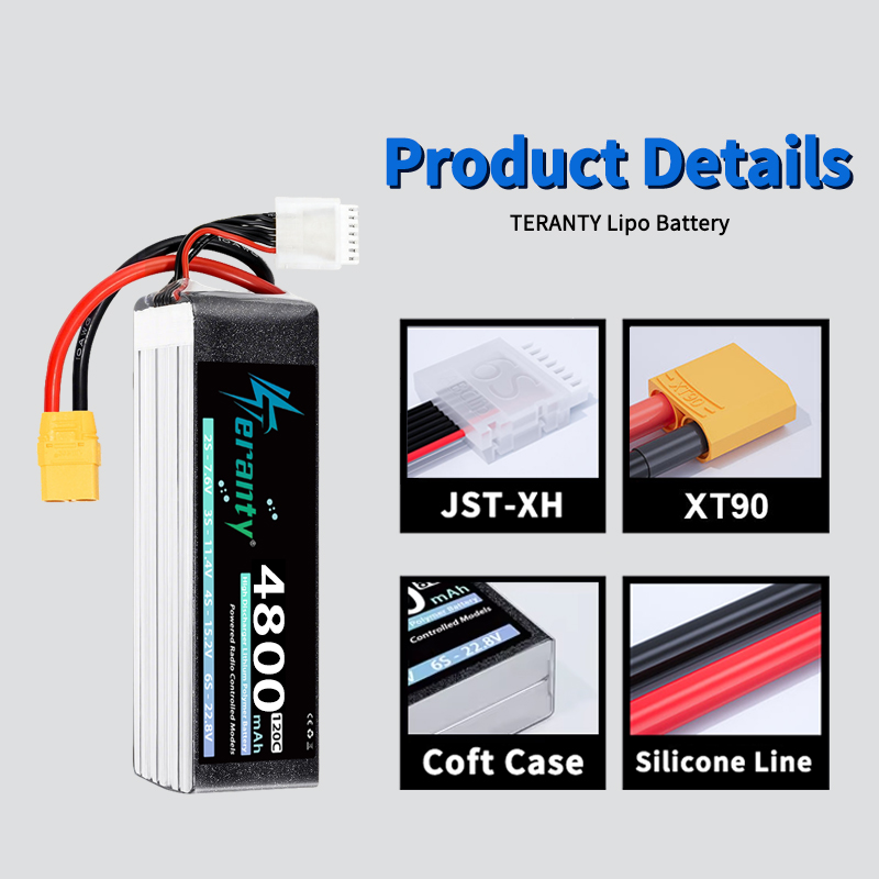 Batteria Lipo TERANTY 6S 4800m - Fpv Drone Quadcopter recensione e prezzo