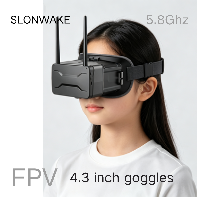 Occhiali FPV 5.8G 4.3 Pollici  - Fpv Drone Goggles recensione e prezzo